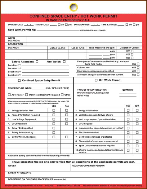 Osha Hot Work Permit Form Pdf - Form : Resume Examples #A19XK0Q24k