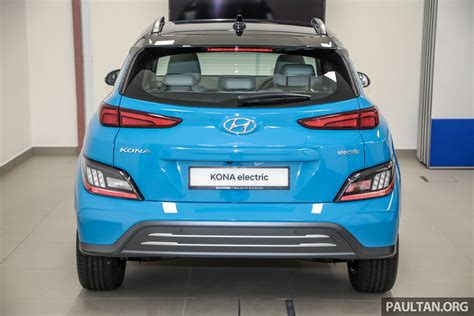 Hyundai Kona Electric launched in Malaysia - three variants, 305 to 484 ...