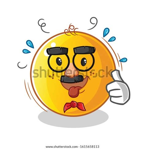 Emoticon Emoji Comedian Funny Face Cartoon Stock Vector (Royalty Free ...