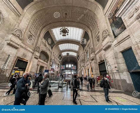 Architectural Detail from the Milano Centrale, the Main Railway Station ...