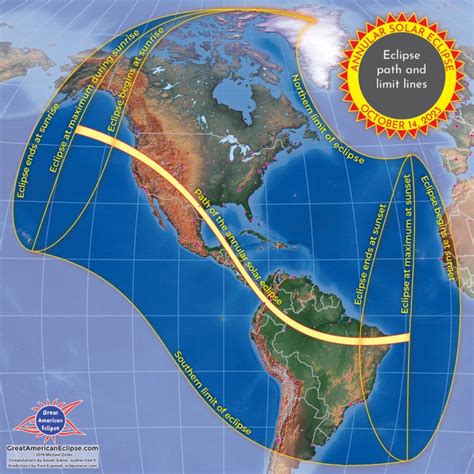 Best locations for seeing the 'ring of fire' solar eclipse in October