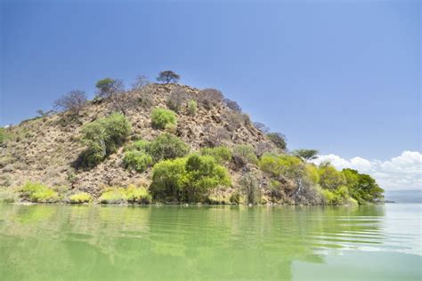 Lake Baringo in Kenya stock image. Image of island, door - 158546693