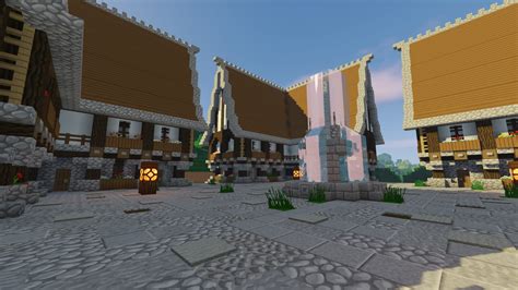 Minecraft Medieval Town Square, Work In Progress : r/Minecraftbuilds