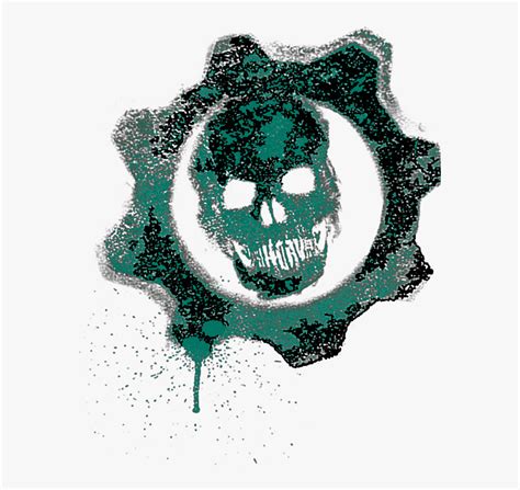 I Made A Pretty Crimson Omen - Gears Of War Logo Png, Transparent Png - kindpng