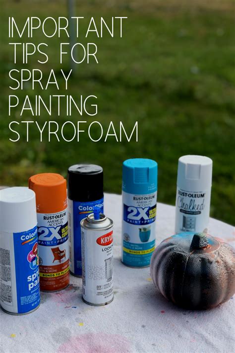 Cool Spray Paint Ideas That Will Save You A Ton Of Money: Can You Spray Paint Styrofoam