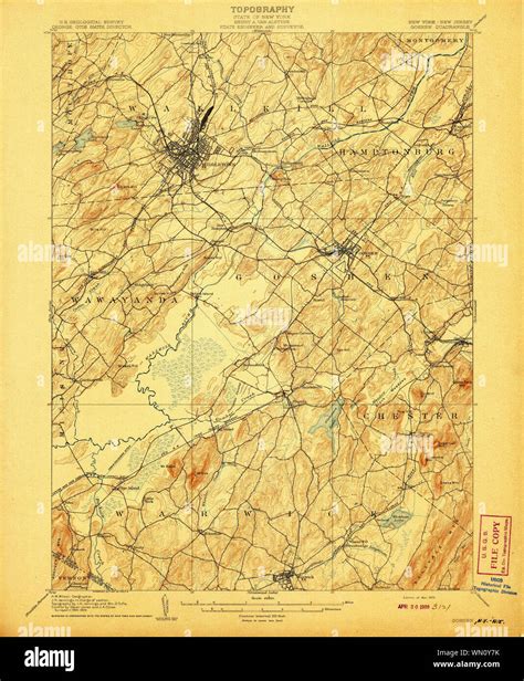 Map of goshen new york hi-res stock photography and images - Alamy