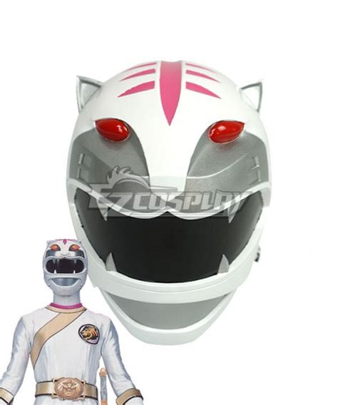 Power Rangers Wild Force White Wild Force Ranger Helmet 3D Printed Cosplay Accessory Prop ...