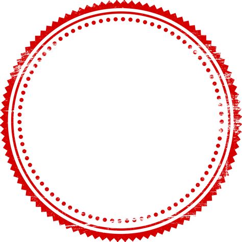 20 Red Empty Stamp Vector (PNG Transparent, SVG) | OnlyGFX.com