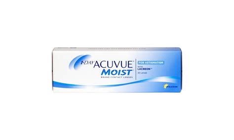 ACUVUE MOIST for Astigmatism Daily Contact Lenses with Lacreon