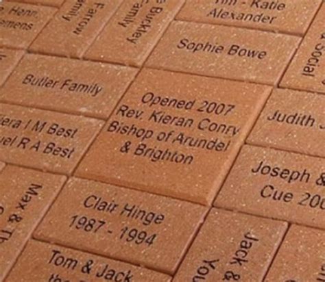 Commemorative Bricks