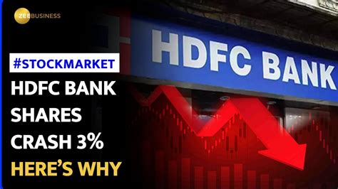 HDFC Bank Share Price Plunges Over 3% as Analysts Express Concerns ...