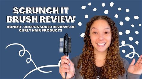 Scrunch It Brush Review | Honest Curly Hair Product Reviews - YouTube