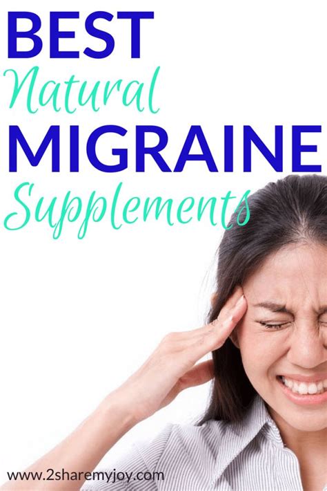 6 Best Natural Migraine Supplements | Migraine supplements, Migraines ...