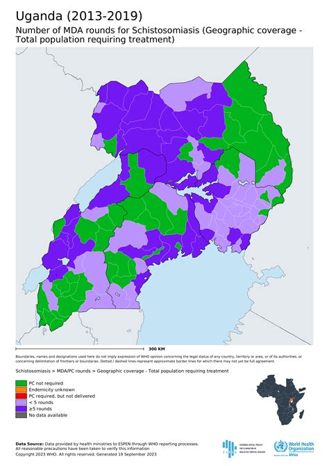 Uganda Population Density Map