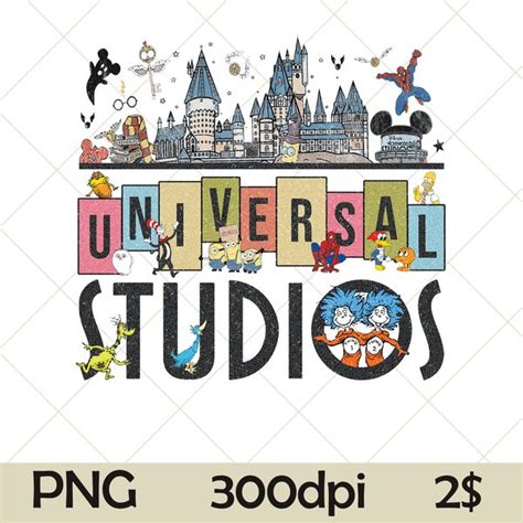 Vintage Universal Studios PNG, Universal Studios 2023 PNG, D - Inspire ...