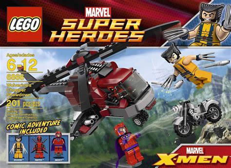 onetwobrick26: LEGO set database: set database: LEGO 6866 wolverine's chopper showdown