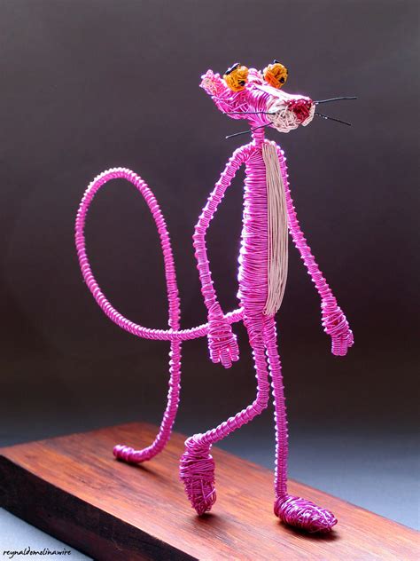 Pink Panther in Wire by reynaldomolinawire on DeviantArt