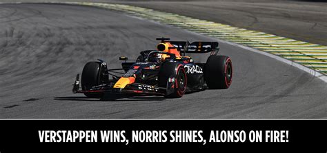 VERSTAPPEN WINS, NORRIS SHINES, ALONSO ON FIRE!