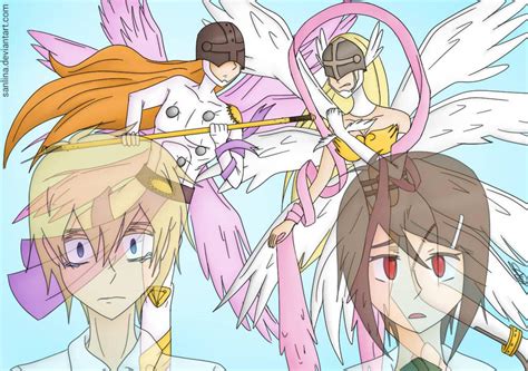 Angemon vs. Angewomon vers. 4/4 by Sanlina on DeviantArt