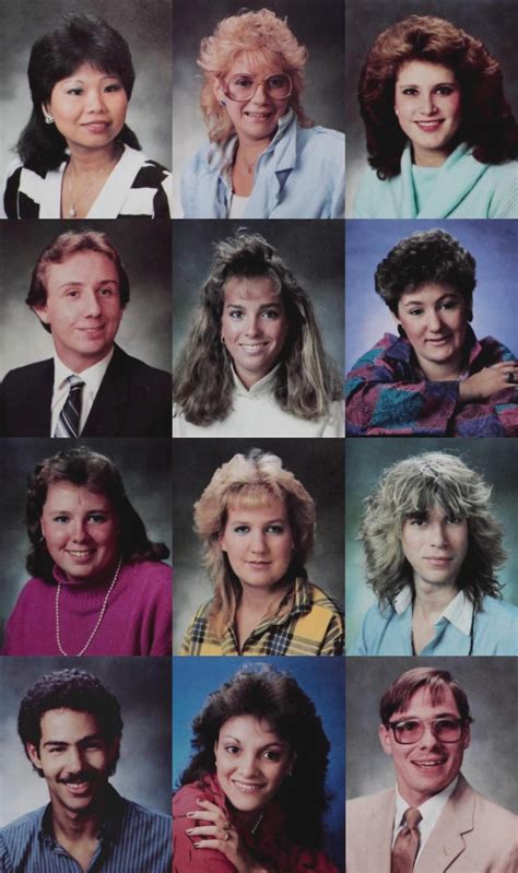 Mid-1980s yearbook photos : r/pics