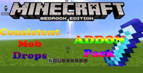 Consistent Mob Drops V2 Addon/Mod for Minecraft PE