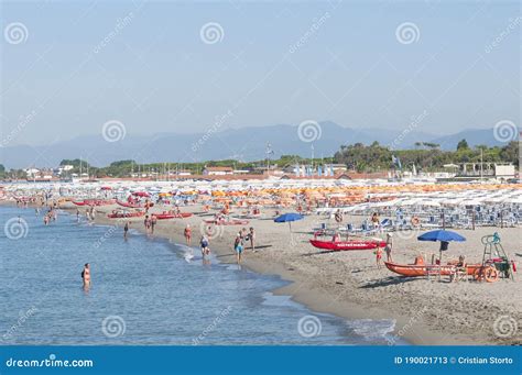 Overview of the Beaches and Seaside Resorts of Marina Di Carrara in ...