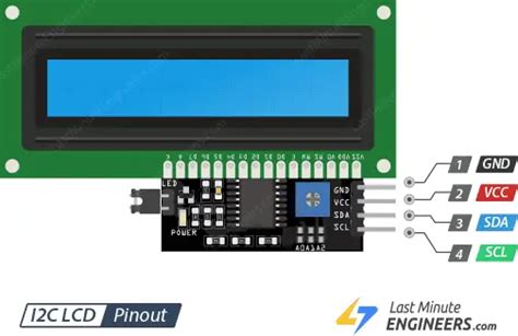 I2c Lcd Pinout