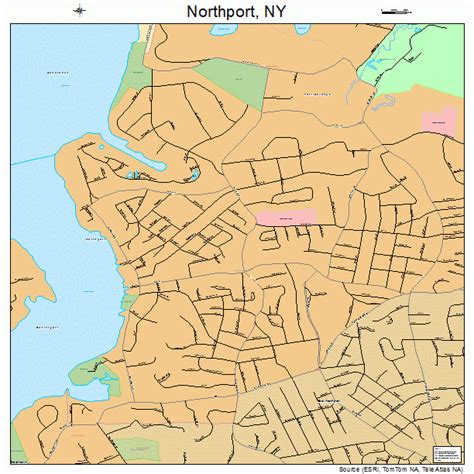 Northport New York Street Map 3653396