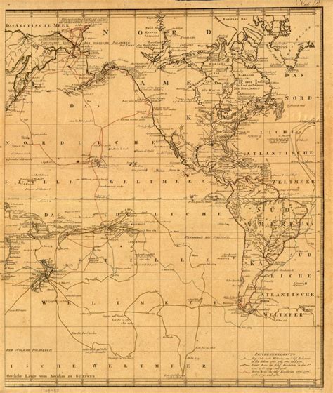 A map of the voyages of British explorer Captain James Cook. Between ...