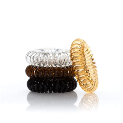 Spiral Hair Ties - 4 Ties | Carely