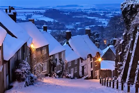 Winter Village Wallpaper - WallpaperSafari