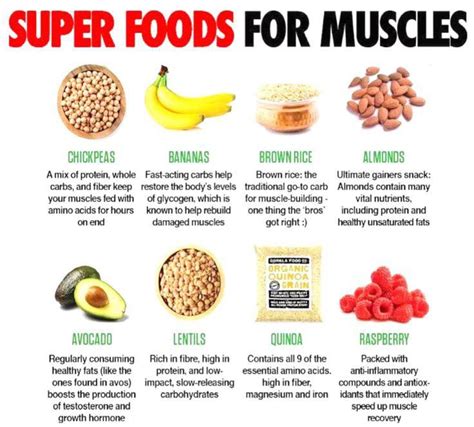 Super foods for muscles | Receitas, Refeições rápidas e saudáveis, Nutrição