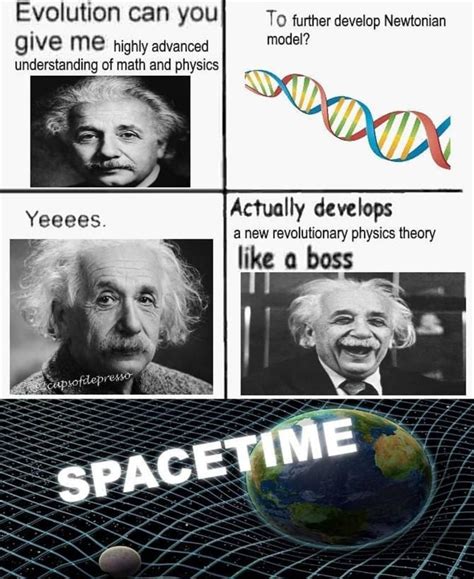 An actually good physics meme for once. : physicsmemes