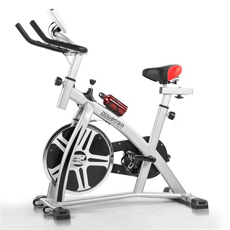 Buy Powertrain Heavy Flywheel Exercise Spin Bike – Silver & Pay Later | humm