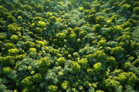 Premium Photo | From high above the summer forests resemble a patchwork ...