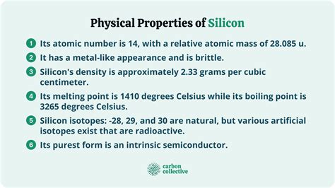 Silicon Uses And Properties