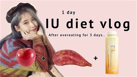 I tried the IU diet for a day (lose weight fast after overeating) | Kpop idol diet - YouTube