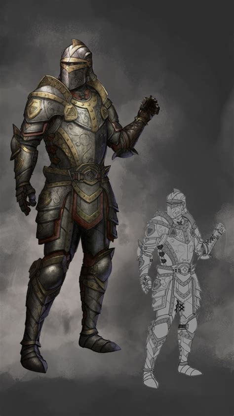 ESO - Breton Knight Armor | Medieval fantasy characters, Fantasy ...