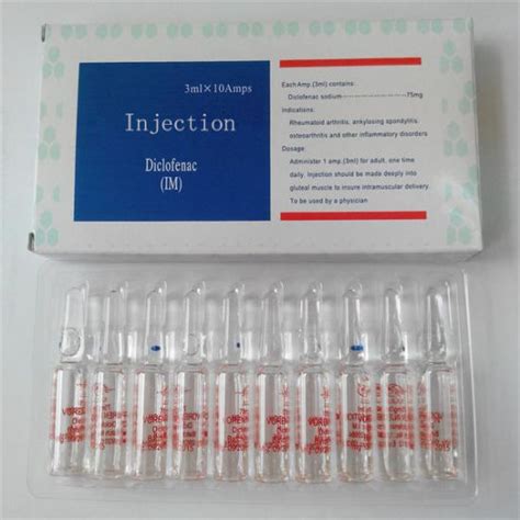 China Diclofenac Injection / Diclofenac Sodium Injection Diclofenac ...