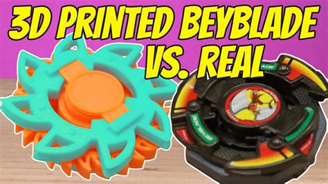 Can A 3D Printed Beyblade Beat A Real One? - YouTube