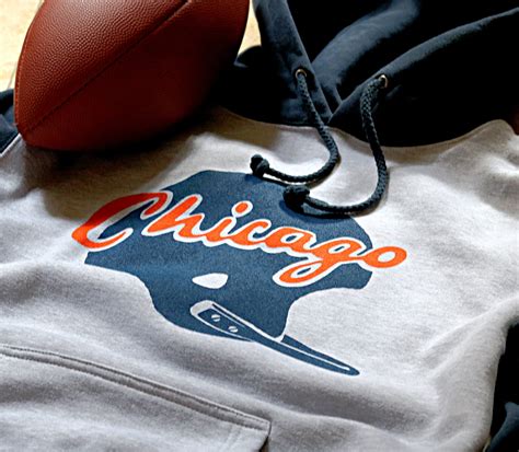 Premium Chicago Football Hoodie - Chitown Clothing