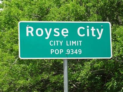 Royse City, TX - Population 9349 - Population Signs on Waymarking.com