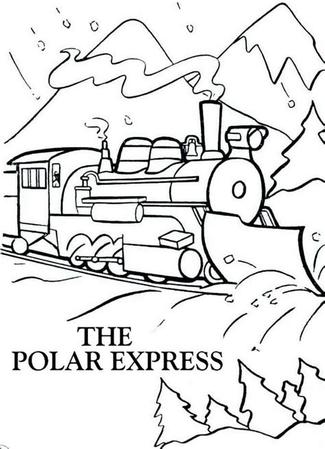 Polar Express Printable Coloring Pages - Printable Word Searches