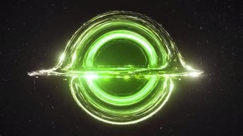 Green Black Hole Simulation Seamless Loop, Motion Graphics | VideoHive