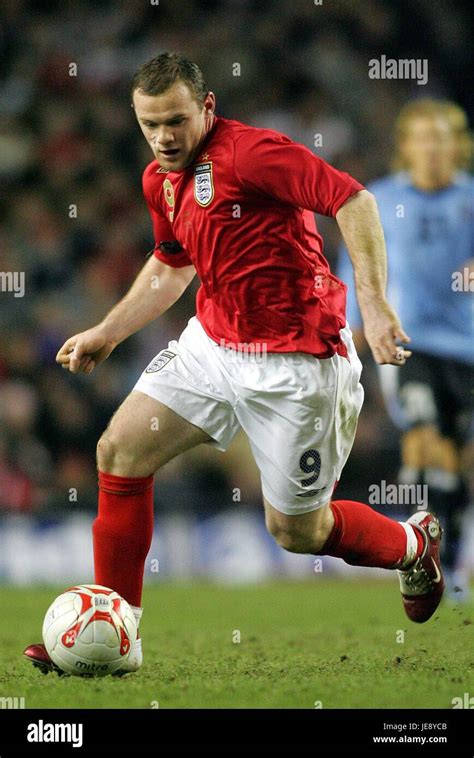 WAYNE ROONEY, ENGLAND and MANCHESTER UNITED FC, ENGLAND V URUGUAY, 2006 Stock Photo - Alamy