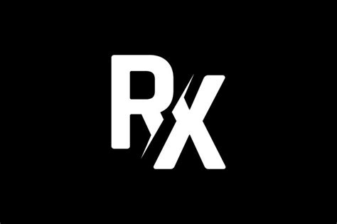 Monogram RX Logo Design (Graphic) by Greenlines Studios · Creative ...