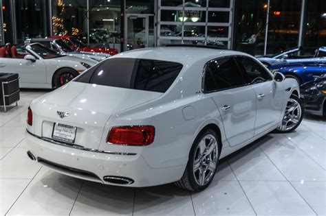 Used 2014 Bentley Flying Spur W12 Sedan LOADED Glacier White! For Sale (Special Pricing ...