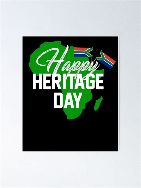 "South Africa Happy Heritage Day Design" Poster for Sale by AllStarMerch | Redbubble