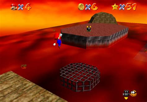 Lethal Lava Land Stars - Super Mario 64 Walkthrough