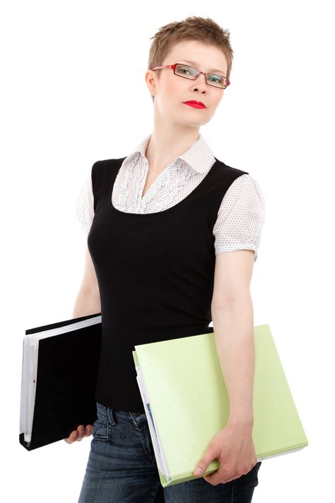 Office Woman With Glasses Free Stock Photo - Public Domain Pictures